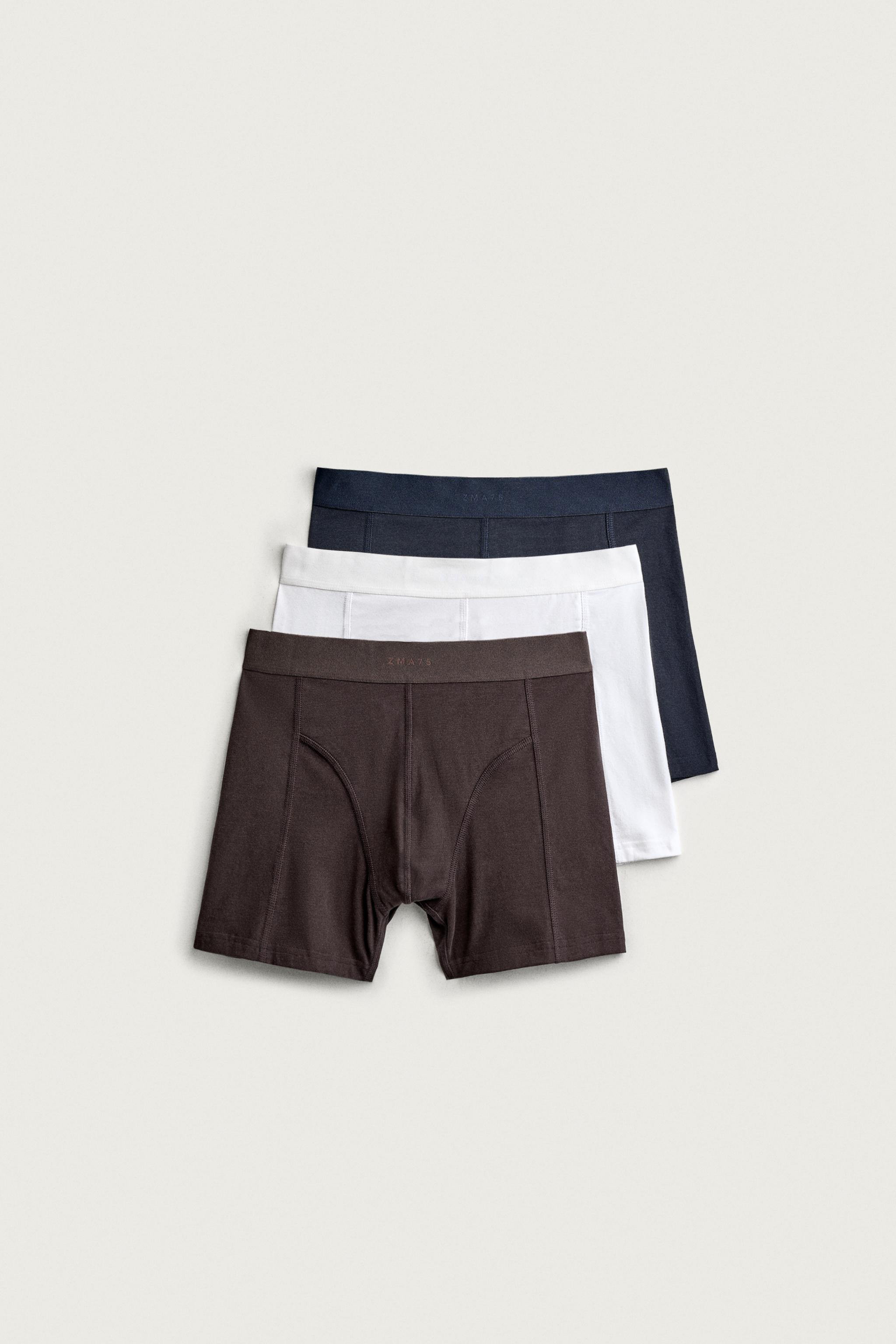 LOT DE 3 BOXERS BASIQUES